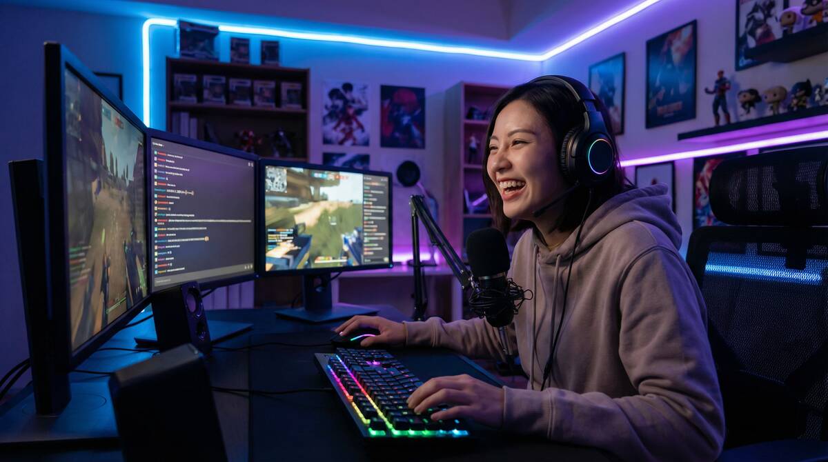 小尤奈游戏直播